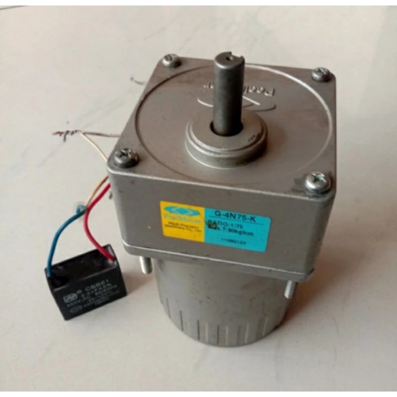 Ac Motor Gearbox 220V Ratio 1:75 24W