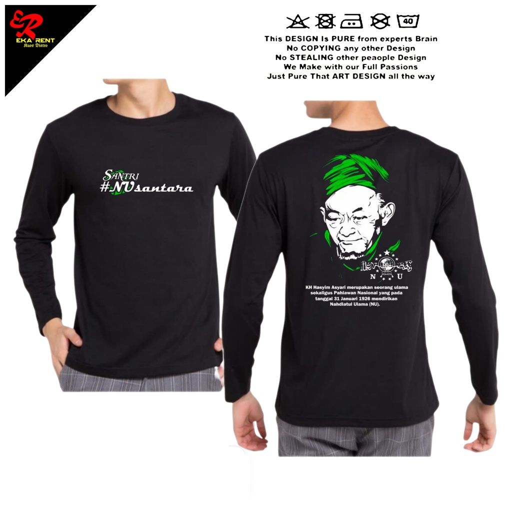 Kaos Santri Nusantara Kaos Ulama Indonesia Lengan Panjang