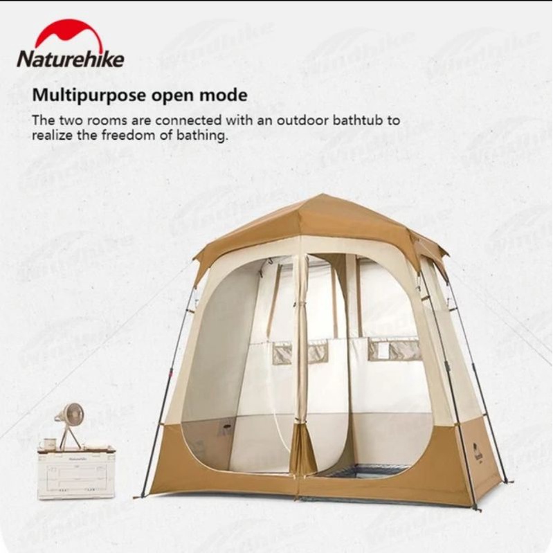 TENDA TOILET DOUBLE NATUREHIKE NH22ZP006