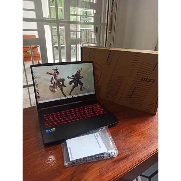 Laptop Gaming MSI GF 66 Katana Intel Core i5 11400H 2,7ghz 12cpu Tigerlake gen 11~ up to 4,5ghz Ram 