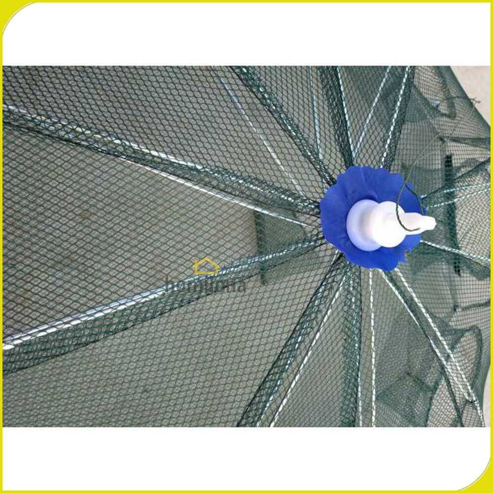 Jaring Pancing Ikan Hexagonal 8 Hole Fishing Net Trap Cage - Net001