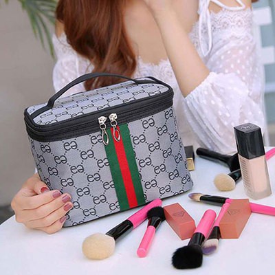 ⭐️𝐈𝐇𝐒 𝟏𝟖𝟎 𝐋𝐚𝐦𝐩𝐮𝐧𝐠⭐️Tas Kosmetik Make Up Bag Travel Cosmetic Case Korea Multi Pouch Organizer