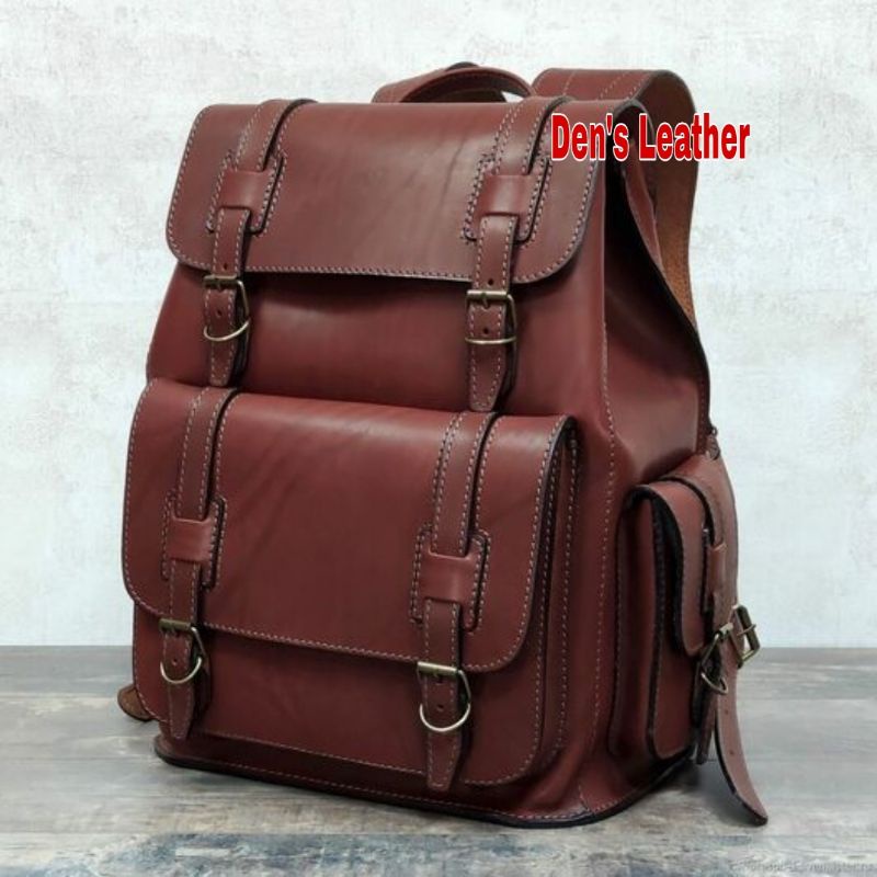 Tas ransel pria kulit asli original high quality, tas pria kulit sapi pullup.DL45