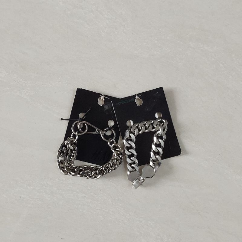 Gelang Pria H&M ORIGINAL Men Bracelet Metal