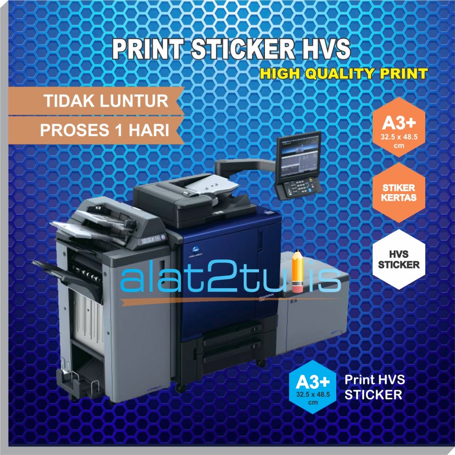 

Print A3 + warna cetak | stiker | Label | STICKER HVS