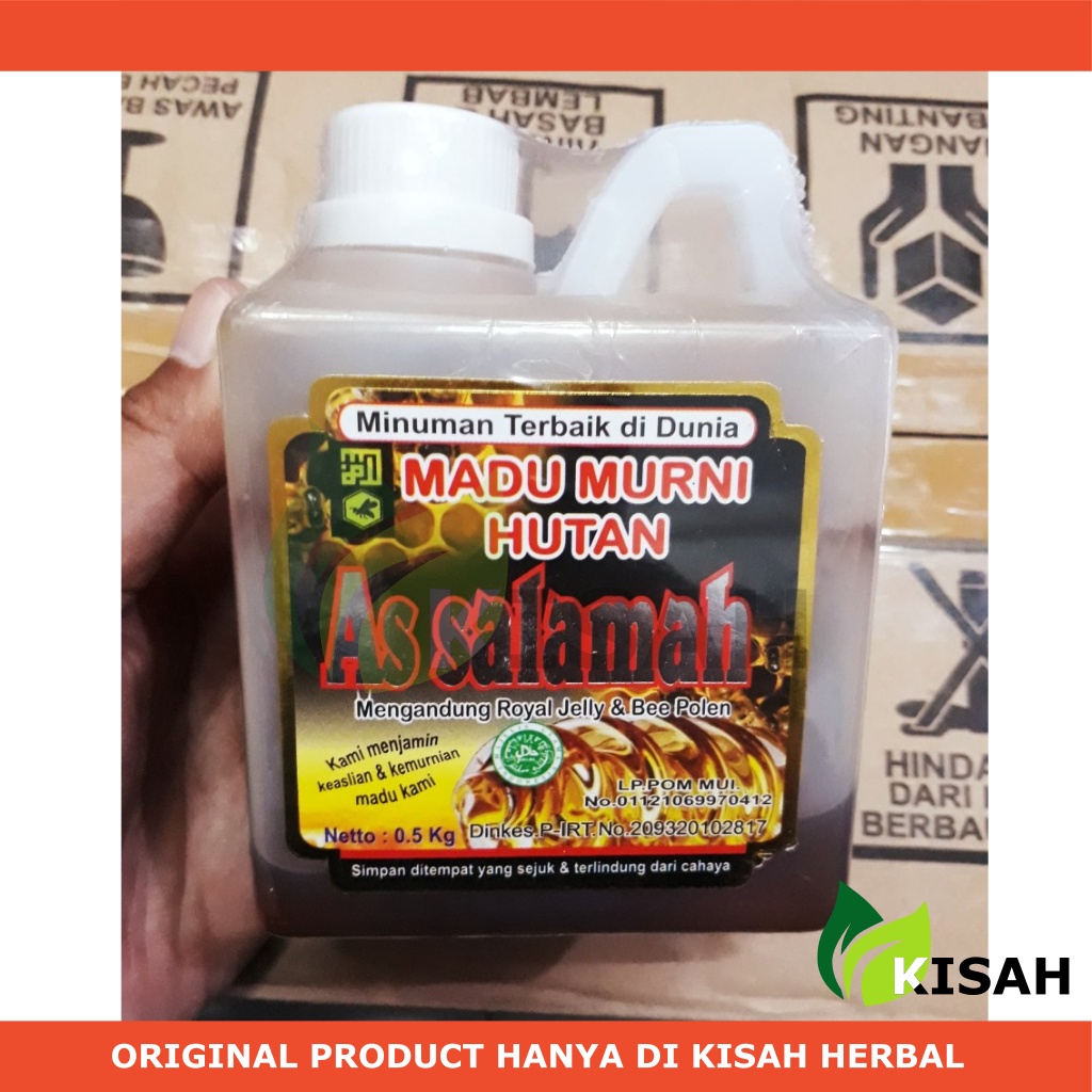 Madu Murni Asli Assalamah - Madu Hutan Asalamah 500Gram