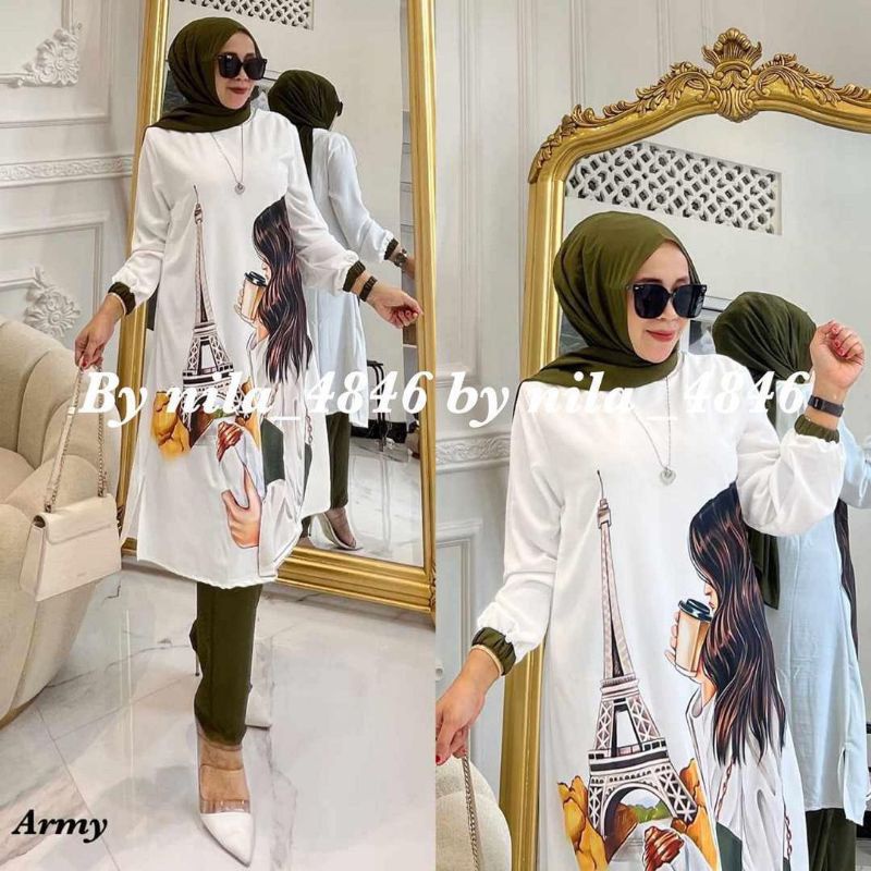 KAYRA SET LABEL MADANI GAMIS VIRAL KEKINIAN DRESS MUSLIMAH GAMIS TERBARU DRESS WANITA FASHION MUSLIM