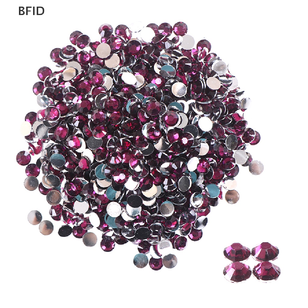 [BFID] 5mm 1000Pcs Berlian Imitasi AB Susu Jelly Flatback Resin Kristal Untuk Pakaian/Nail Art [ID]