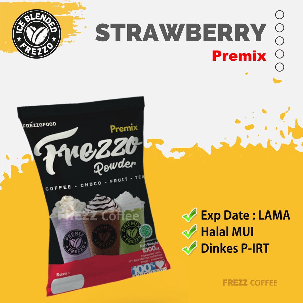 

PREMIX STRAWBERRY1000G / FREZZO POWDER