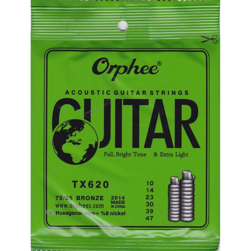 senar gitar akuistik orphee TX620