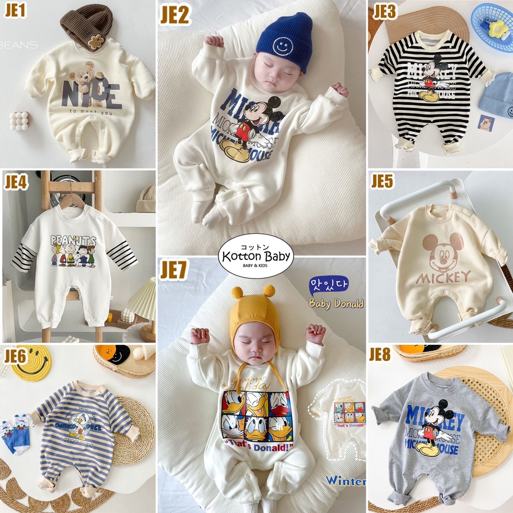 3-18 bln PAKAIAN BAYI [Premium Impor] BAJU ANAK JUMPER JUMPSUIT ROMPER UNISEX catalog MZJP JE