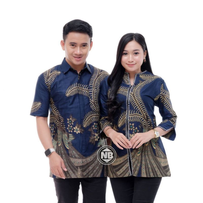 ATASAN batik hem blus baju batik atasan kemeja batik pria batik cople zipper atasan terbaru motif best seller