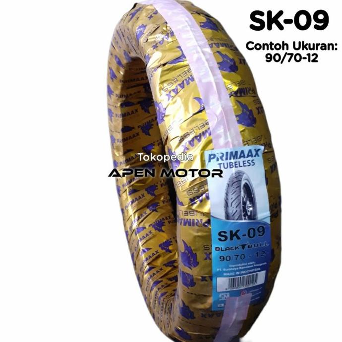 Ban Vespa Ring 12 Primax Sk 09 Tubeless SNI