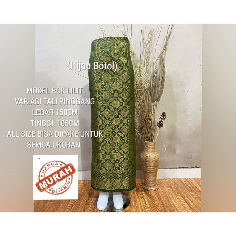 ( COD ) Rok songket instan / rok songket Jumbo / rok songket lilit /rok songket kebaya