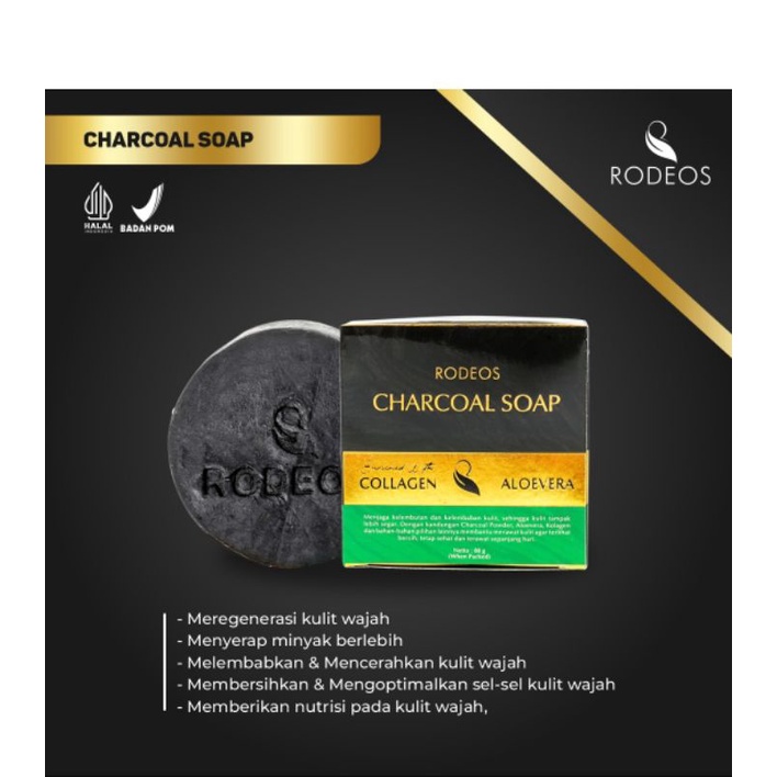RODEOS CHARCOAL SOAP - Sabun Rodeos