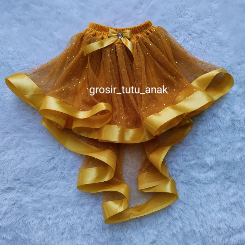 Rok Tutu Pinguin Warna Gold | Rok Tutu Imlek | Rok Tutu Bayi | Rok Tutu Korea | Rok Tutu Skirt | Rok