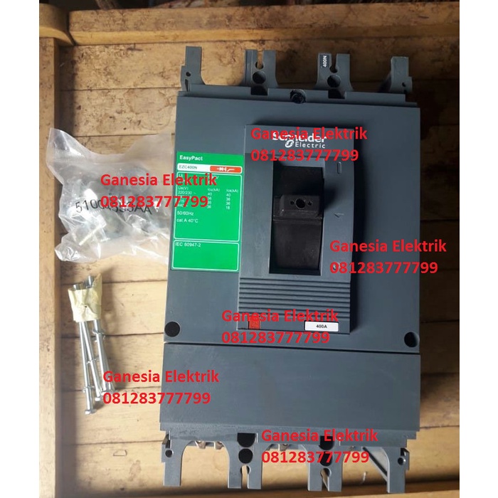 MCCB schneider EZC400N 3p 300A