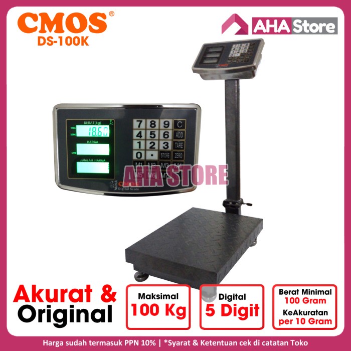 Timbangan Cmos Timbangan Duduk Digital 100 Kg Ds-100K