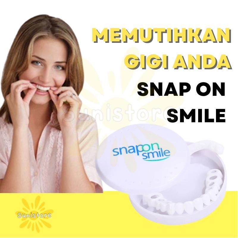 Veneer Vener Gigi Snap On Smile Authentic Perawatan Kesehatan Gigi Palsu Renggang Snapon Smile 1 Set 100% ORI