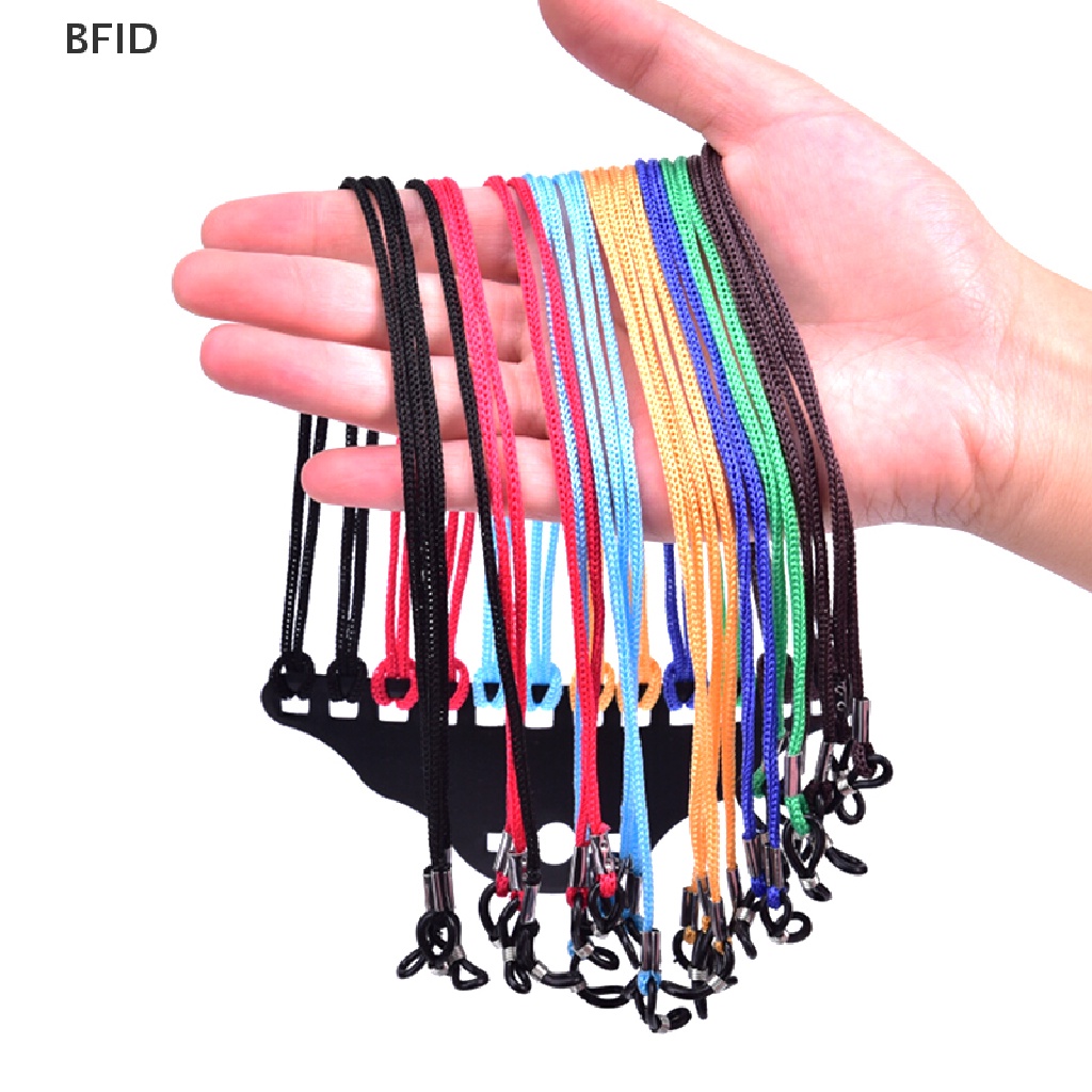 [BFID] 12pcs/set Tali Rantai Nylon Penahan Kacamata Sunglasses Glasses Neck String Strap [ID]