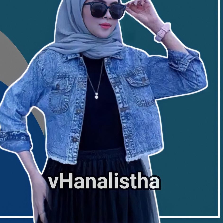 【F⚡ASH SALE✅】 BAJU JAKET JEANS JINS CROP KROP TOP DENIM LEVIS LEPIS REMAJA OVERSIZE OUTER ROMPI WANI