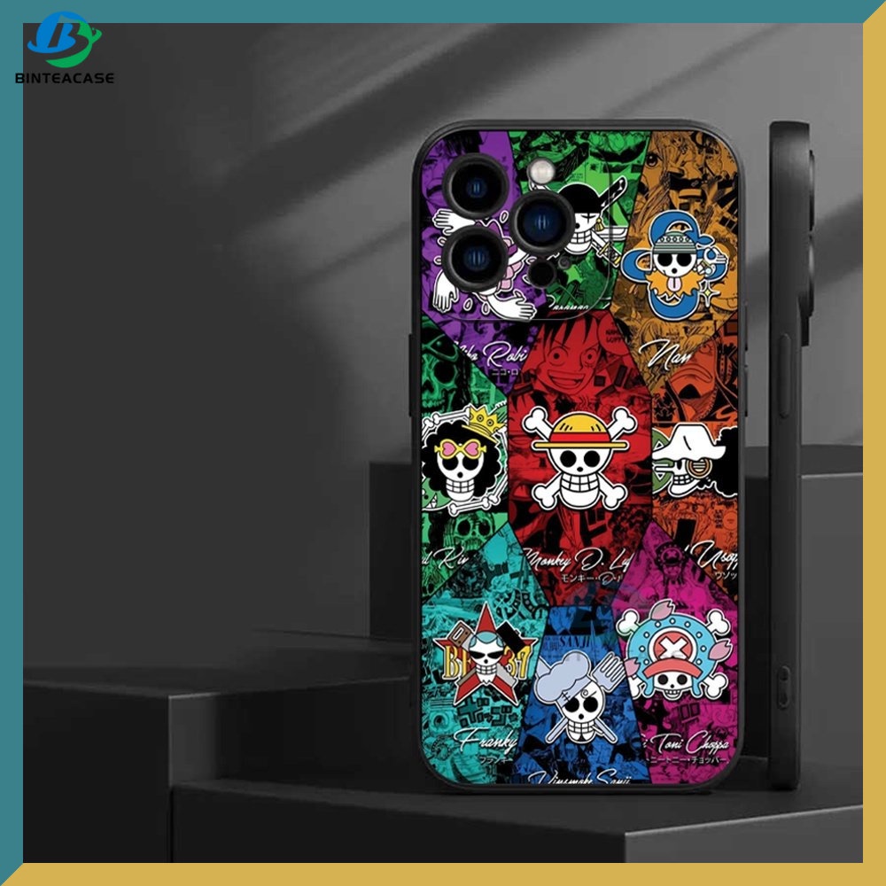 IPHONE Case Kompatibel Untuk Iphone13 Pro Max IPhone11 IPhone12 6 6S 78 Plus Jepang One Piece Luffy Dan Brook Silikon Lembut Casing Ponsel Binteacase