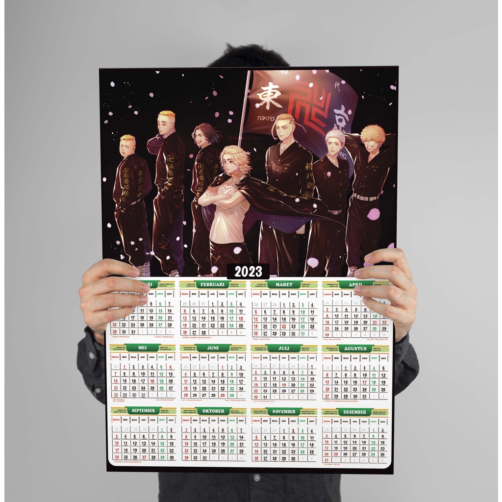 

Kalender 2025 Anime Tokyo Revengers M1, Full 12 Bulan