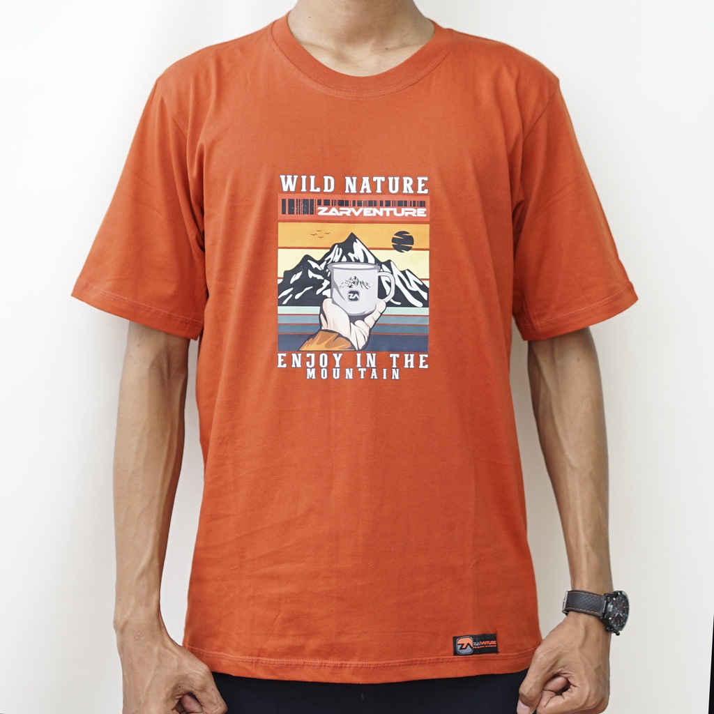 kaos tshirt tema adventure hiking zarventure 1020