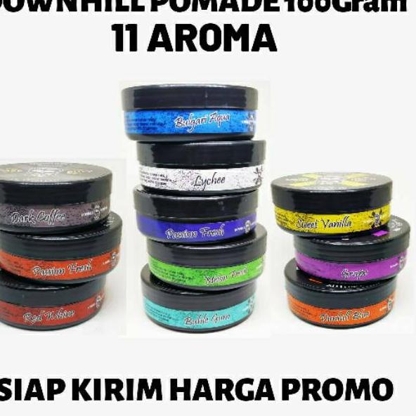 8.8  Downhill Pomade Oilbased  besar 100gram aroma grosir murah 11 Aroma