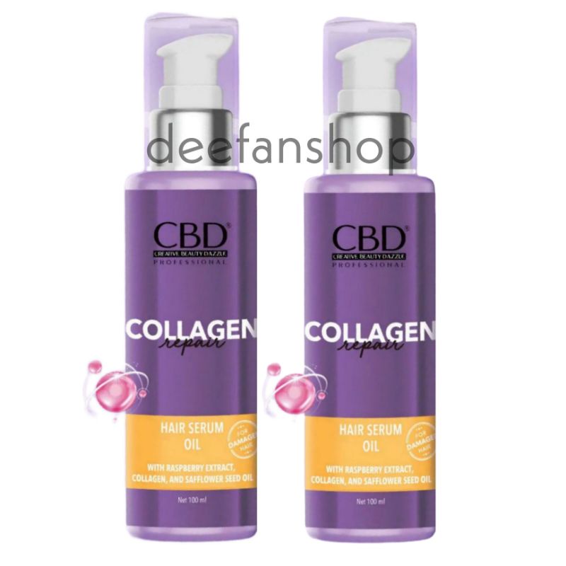 CBD COLLAGEN HAIR SERUM / Vitamin Rambut 100ml