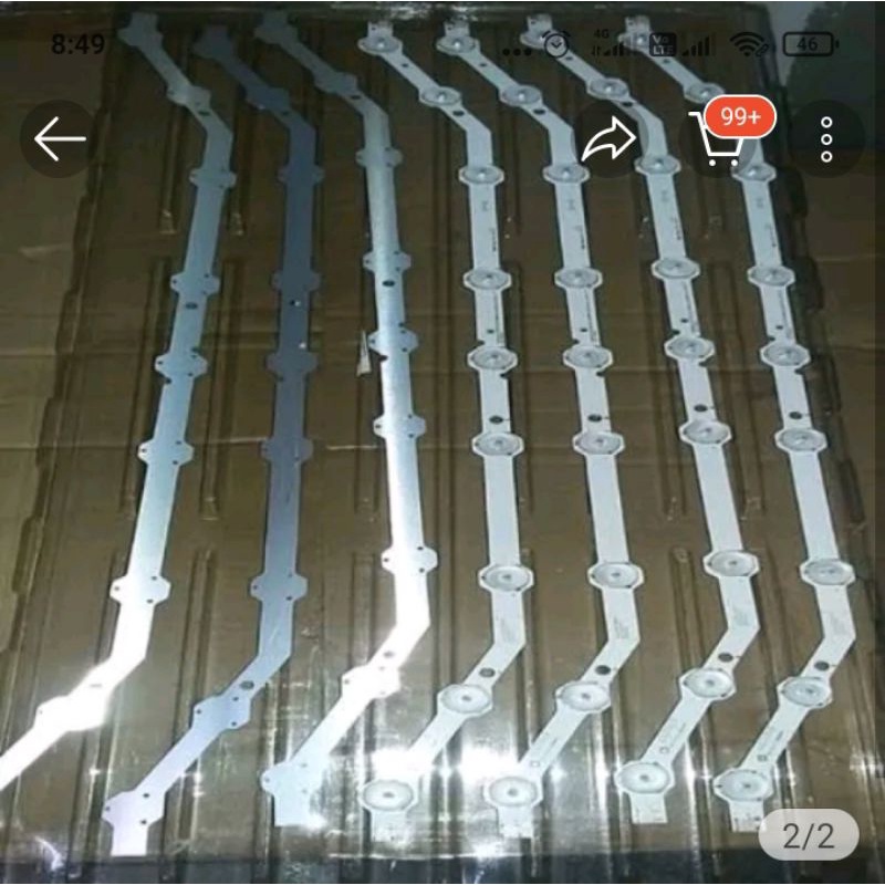 sepasang bL backlight backlit tv led samsung UA 32FH4003