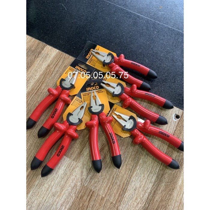 Tang Kombinasi Listrik 8&quot; Insulated Combination Pliers HICP01200 INGCO