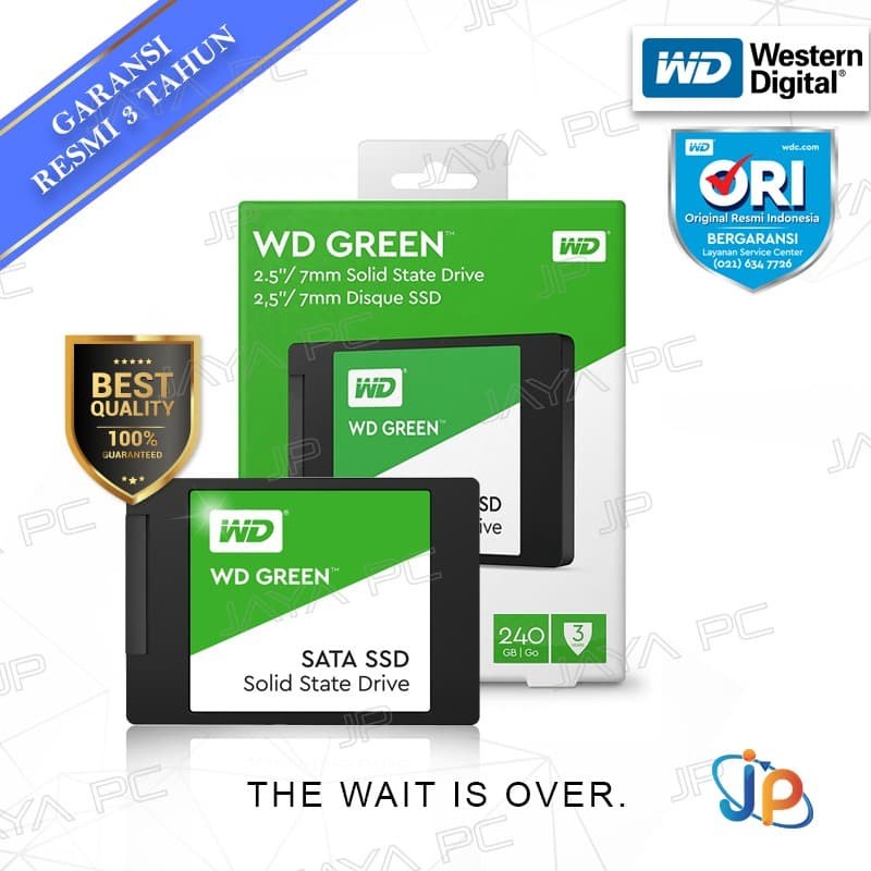 WD Green SSD 240GB Sata 3 - WDC Green 240 GB 2.5&quot;