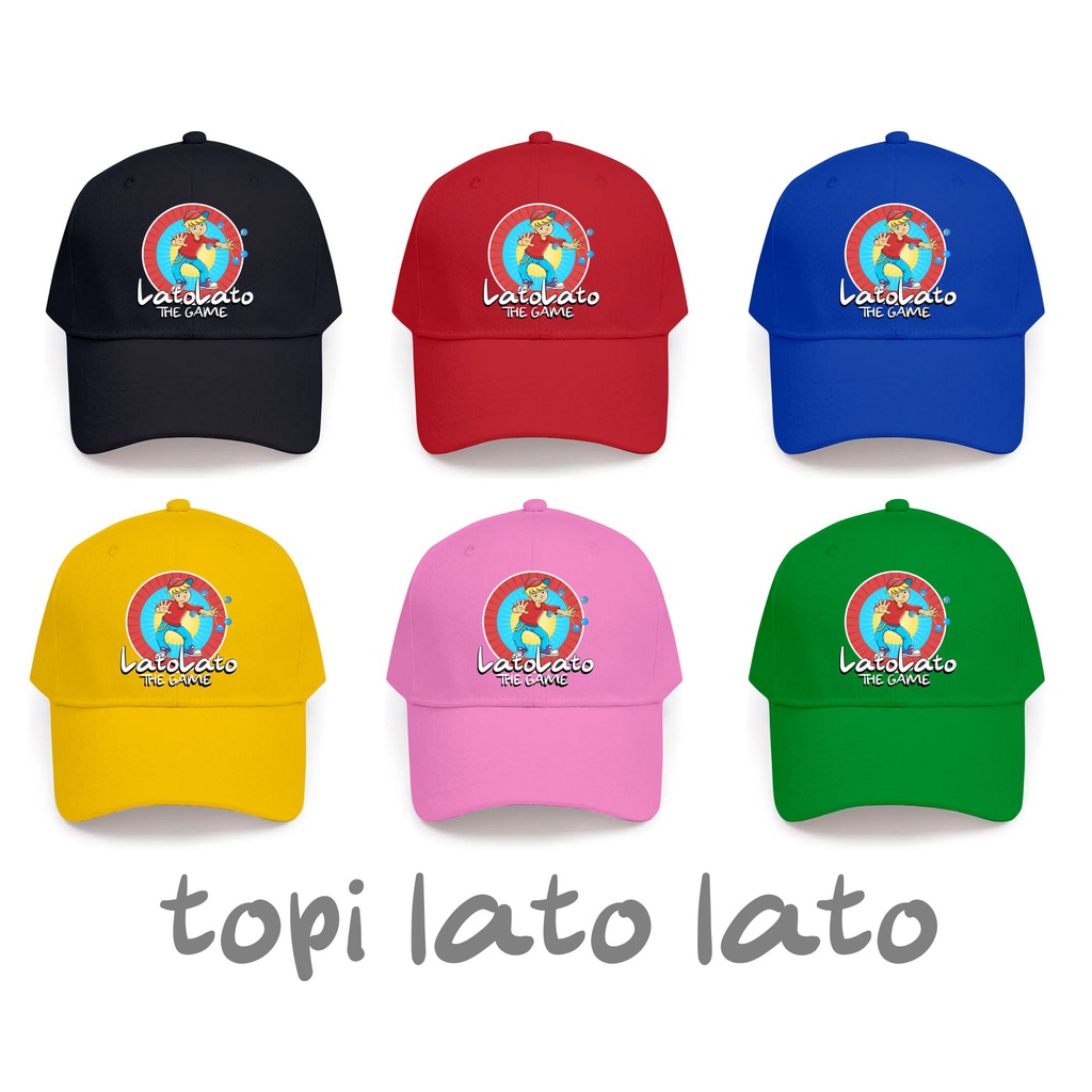 topi anak mainan lato lato