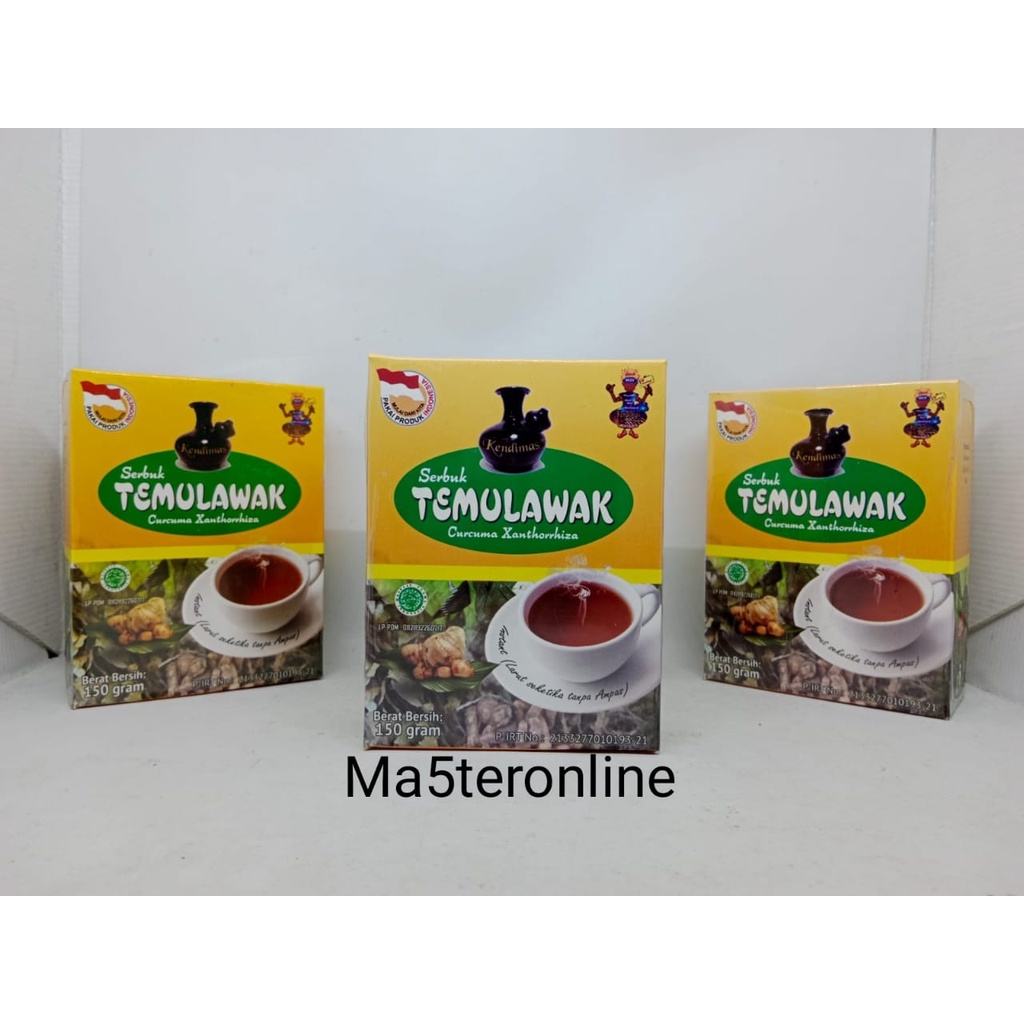 

Minuman Tradisional Serbuk Temulawak Curcuma Xanthorrhiza harga untuk 1 box isi@150gram ori