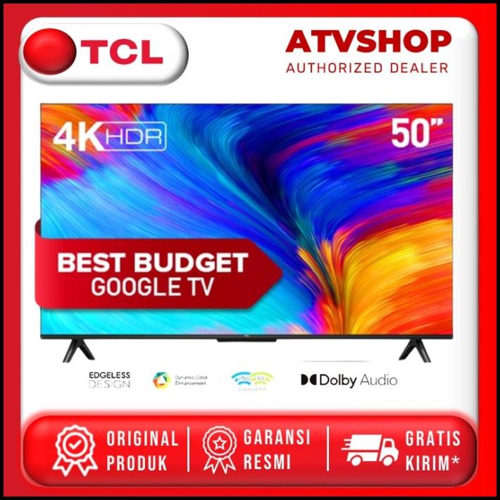 Tcl 50A18 Led Smart Tv 50 Inch Android 50" Uhd 4K Google Tv Dolby