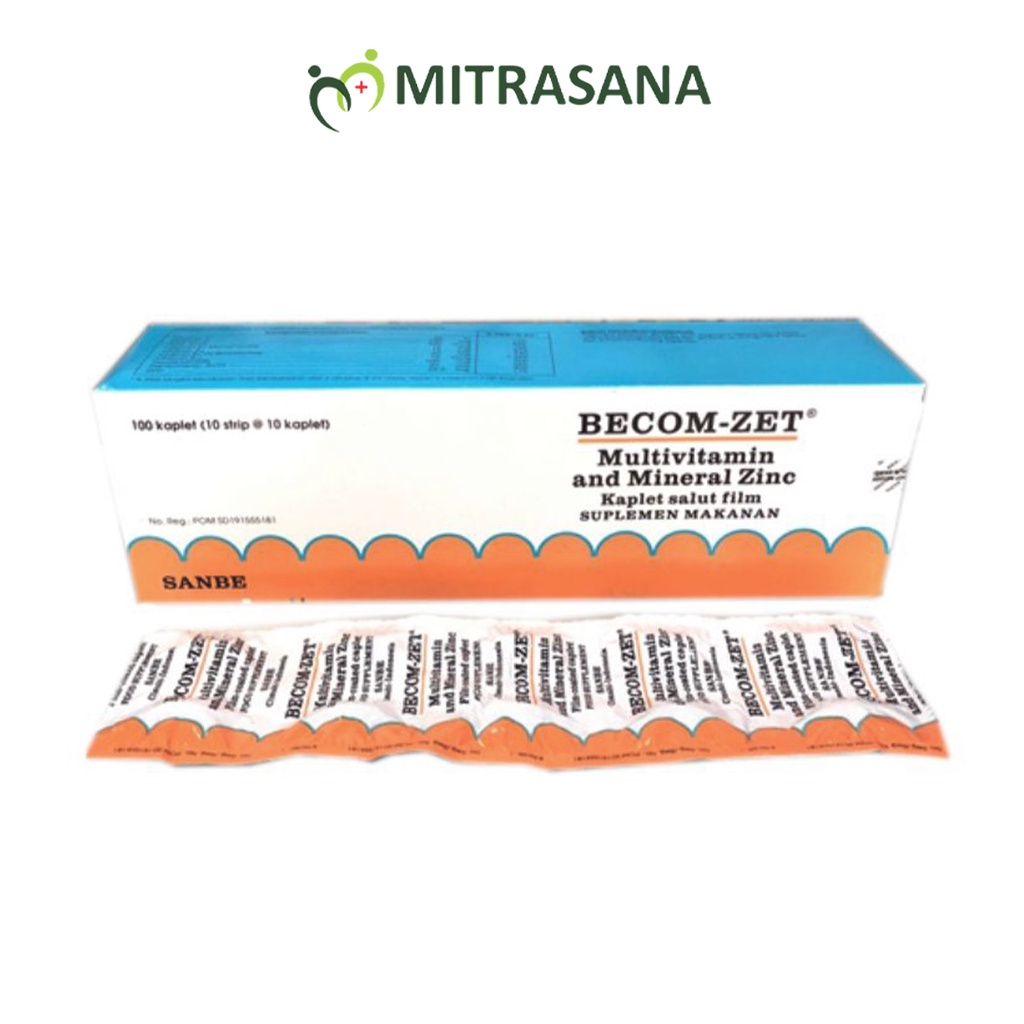 Becom-Zet 100 Tab Multivitamin