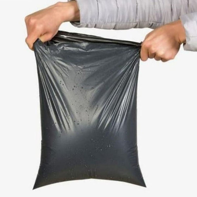 Kantong Plastik Polymailer 30X50 Paket Packing Olshop Jumbo Hitam Perekat Kuat