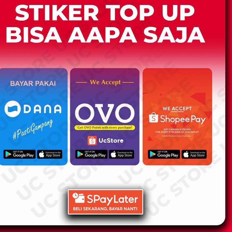 

FIF864 Sticker TOP UP SALD0 BISA AAPA SAJA - hanya stiker +