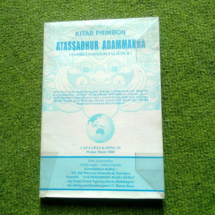 ORI - Kitab Primbon Atassadhur Adammakna