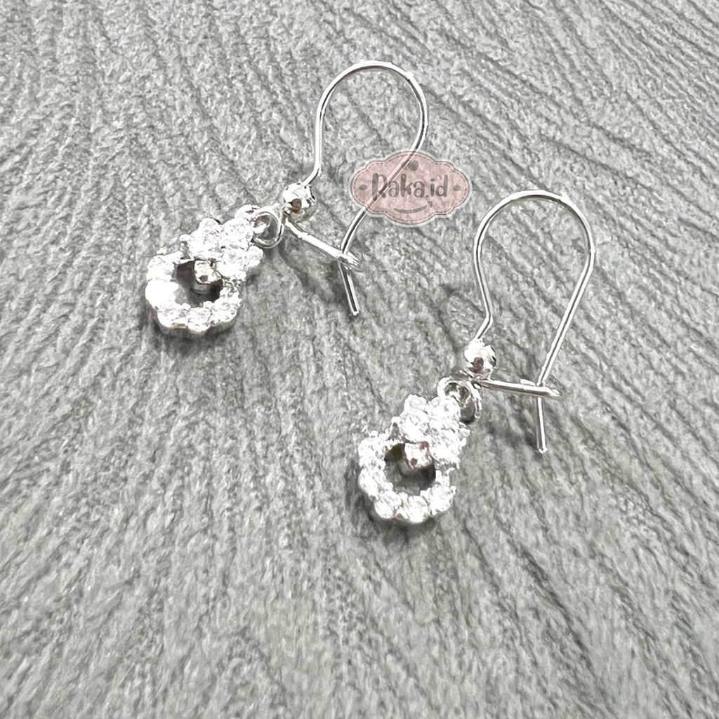 Anting Wanita Dewasa Anting Korean Style Anting Clip Kait Motif Bunga Ring Mata 1229