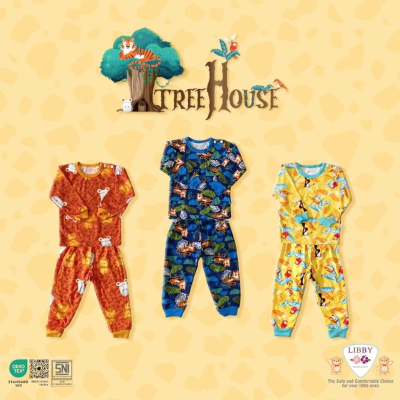 LIBBY BABY TERBARU [BAJU PANJANG CELANA PANJANG] TREE HOUSE