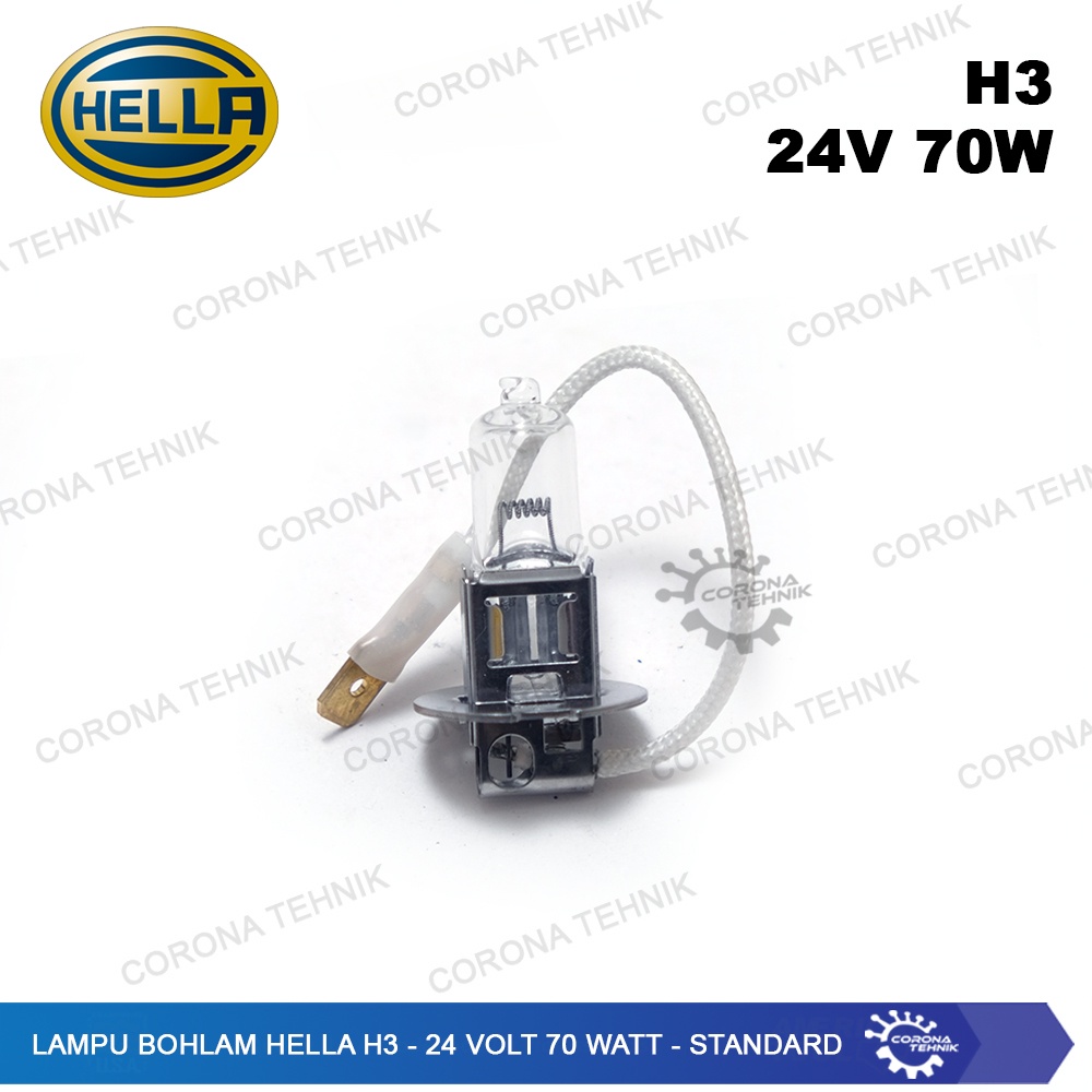 H3 - 24 Volt 70 Watt - Standard Lampu Bohlam Hella