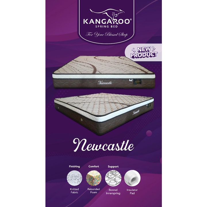 Spring Bed Kangaroo Newcastle Matras Kasur - LFM Lampung