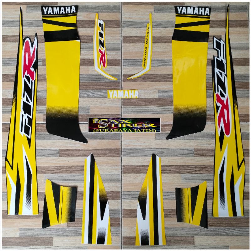 striping original Yamaha F1ZR special edition hitam kuning