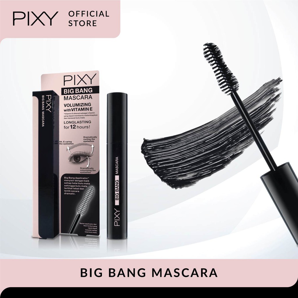 PIXY BIG BANG MASCARA VOLUMIZING LONGLASTING 12 HOURS