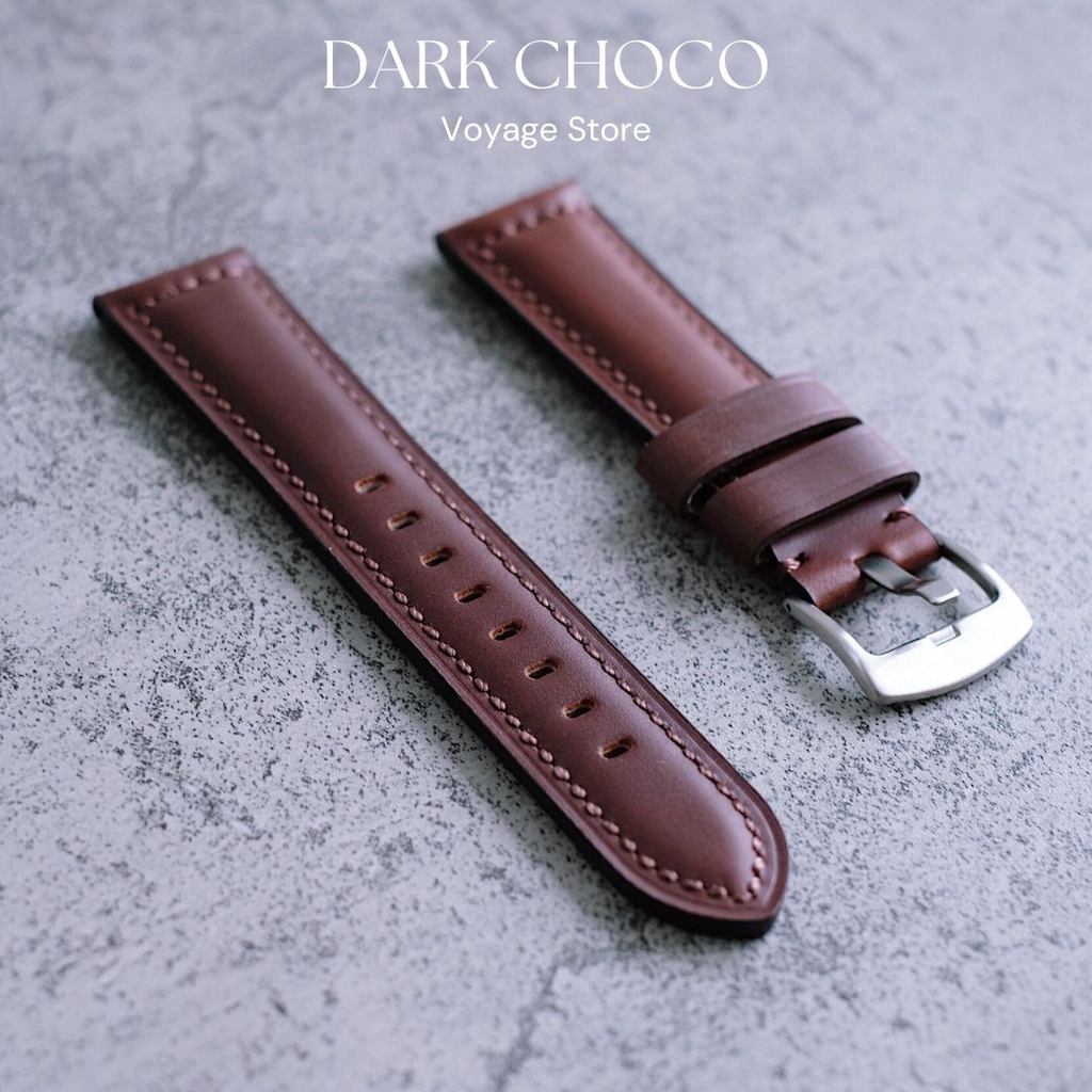 Voyage Strap KULIT Asli Jam Tangan 22mm LEATHER ORIGINAL tali samsung 46mm apple watch series Ultra 8 7 5 6 4 classic 41mm 45mm 44mm 40mm iwstch 49mm