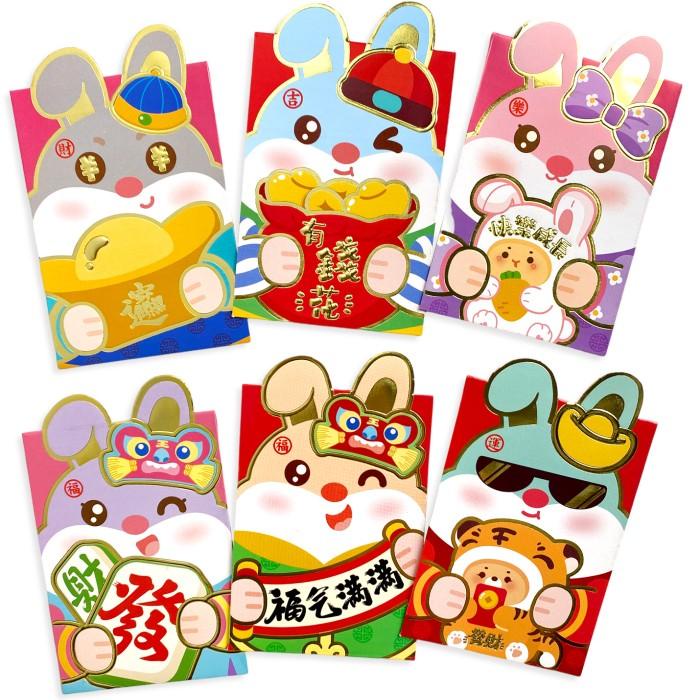 

Scoop Angpau Hongbao Imlek CNY Kelinci (6pcs mix) 65023301