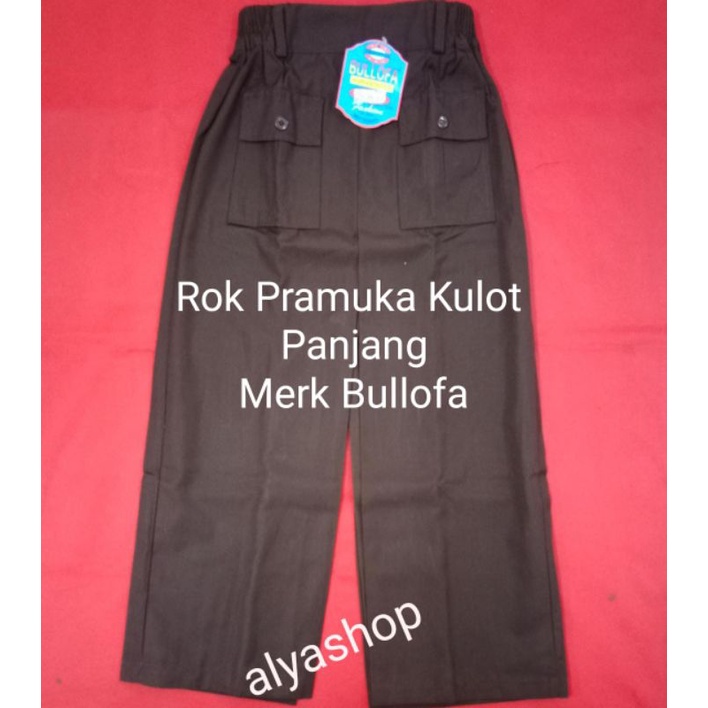 Rok Pramuka Panjang KULOT Merk Bullofa