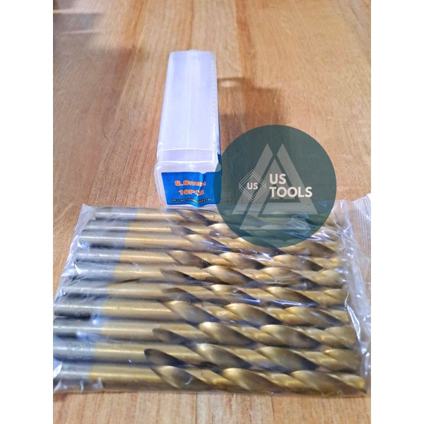 MATA BOR BESI HSS DRILL BIT GOLD 8 MM